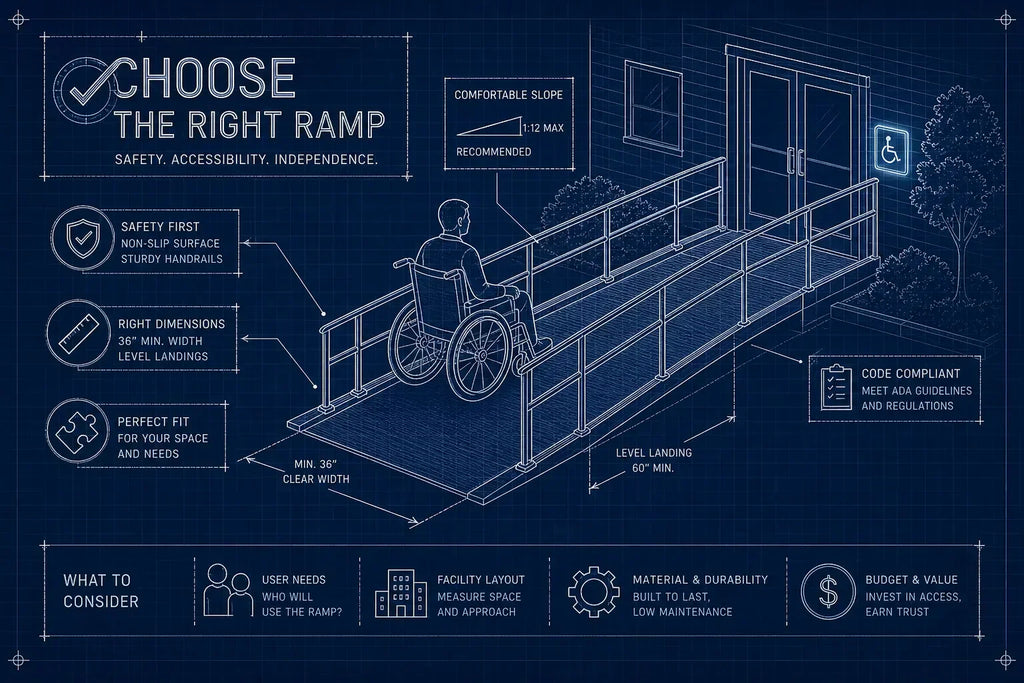 How to Choose the Right Wheelchair Ramp for Your Facility: A Complete Guide
