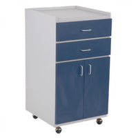 Medcare 2 Drawers, 2 Doors Mobile Supply Cabinet