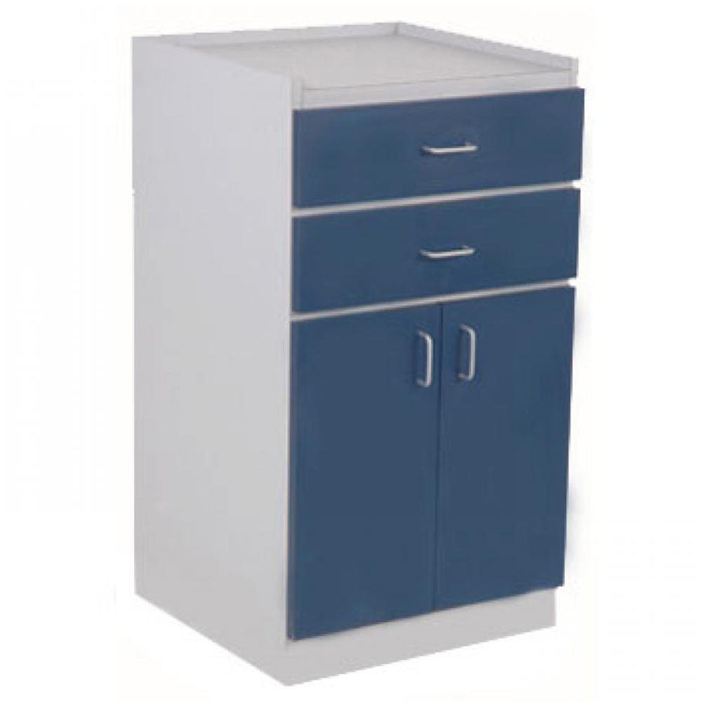 Medcare 2 Drawers, 2 Doors Free-Standing Supply Cabinet