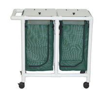 MJM Space-Saving Double Hamper, 14.46 Gal Capacity per Bag