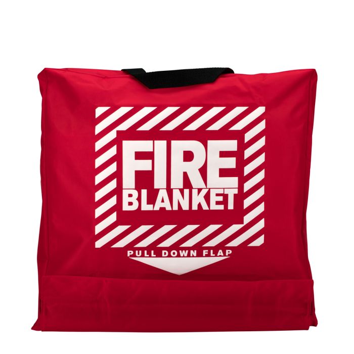First Aid Only 62" x 84" Wool Fire Blanket in Hanging Pouch