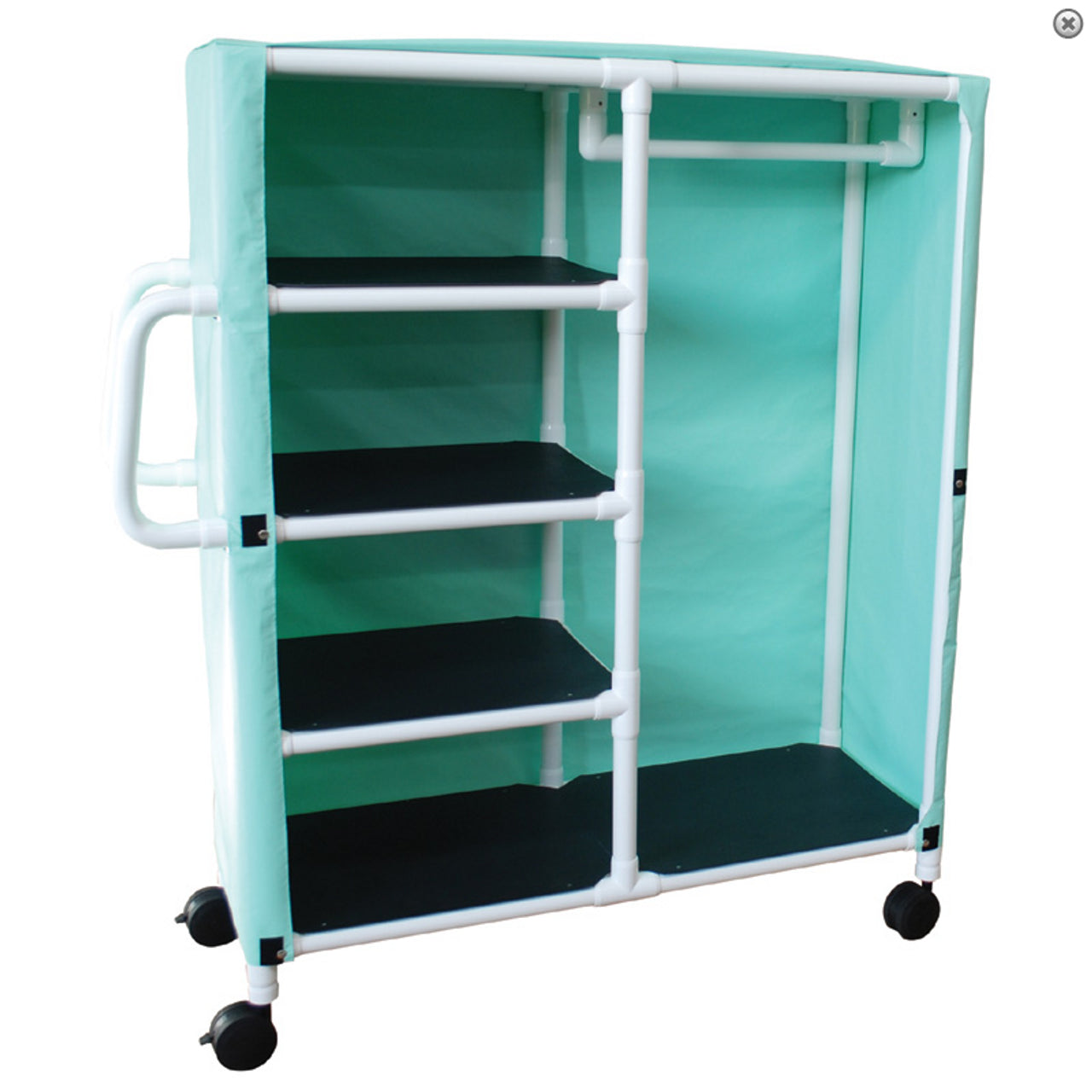 MJM 3 Shelves Combo Linen Cart