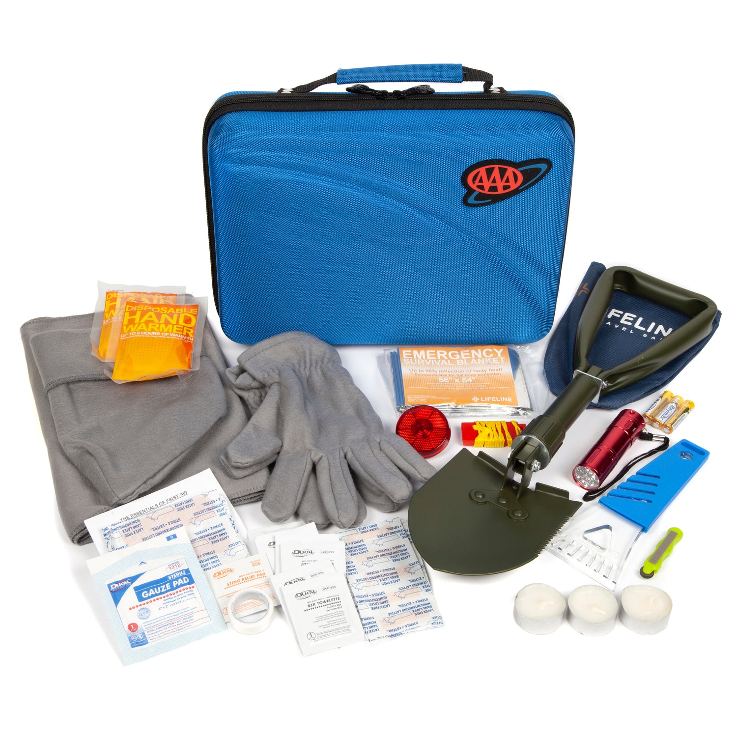 Lifeline 66-Piece AAA Severe Weather Road Kit
