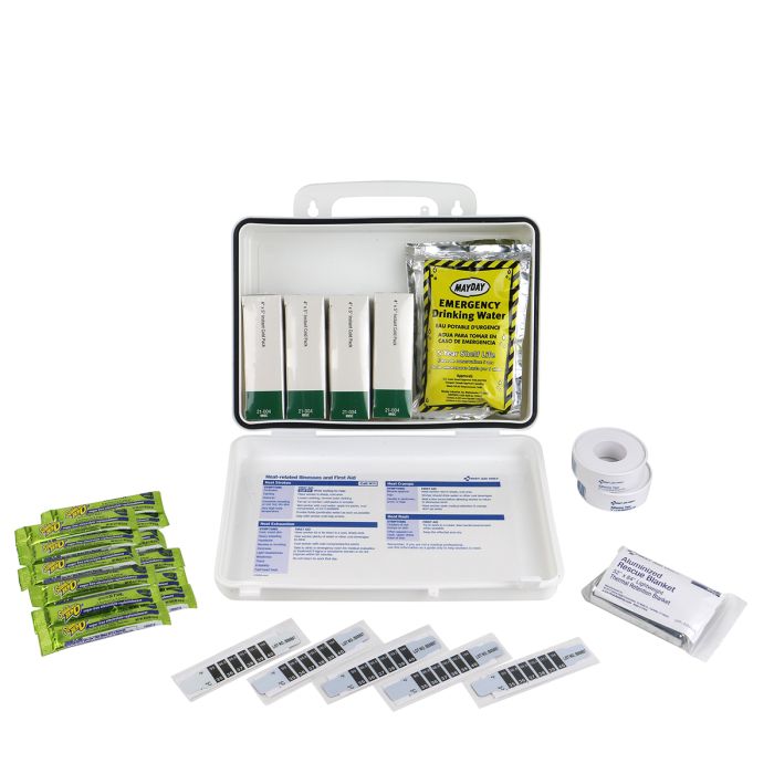 First Aid Only Plastic Case Heat Stress Kit