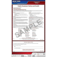 J. J. Keller New York Right to Know and Workplace Safety & Health for Public Employees Poster - Laminated