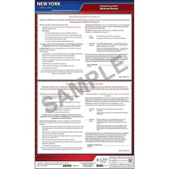 J. J. Keller New York Transportation Industry Fair Play Act Poster - Laminated
