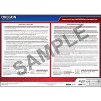 J. J. Keller Oregon Employee Work Schedules Poster - Laminated