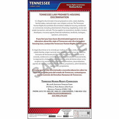 J. J. Keller Tennessee Discrimination in Housing Poster - Laminated