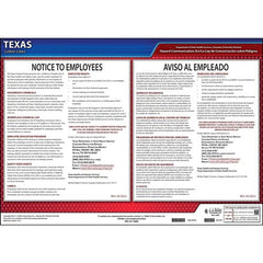 J. J. Keller Texas Hazard Communication Act Poster - Laminated