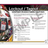 J. J. Keller Lockout Tagout Instructional Chart