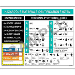 J. J. Keller HMIS III Wall Poster - Laminated, 24" W x 20" H