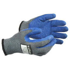 J. J. Keller SAFEGEAR Gray Knit Rubber Palm Gloves