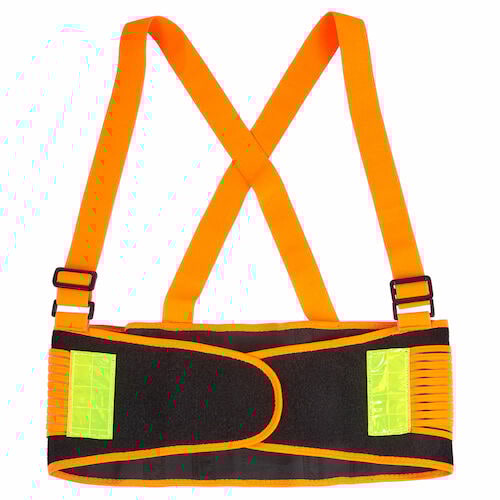 J. J. Keller SAFEGEAR Hi-Vis Back Support Brace