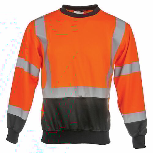 J. J. Keller SAFEGEAR Hi-Vis Type R Class 3 Crew Neck Sweatshirt