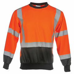 J. J. Keller SAFEGEAR Hi-Vis Type R Class 3 Crew Neck Sweatshirt