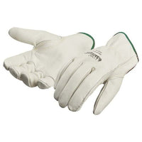 J. J. Keller SAFEGEAR Cowhide Leather Driver Gloves with Keystone Thumb