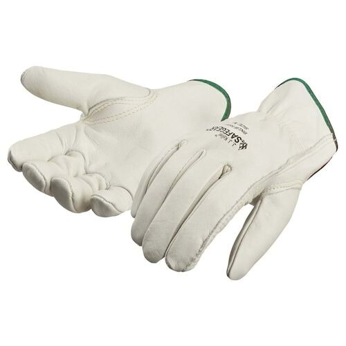 J. J. Keller SAFEGEAR Cowhide Leather Driver Gloves with Keystone Thumb