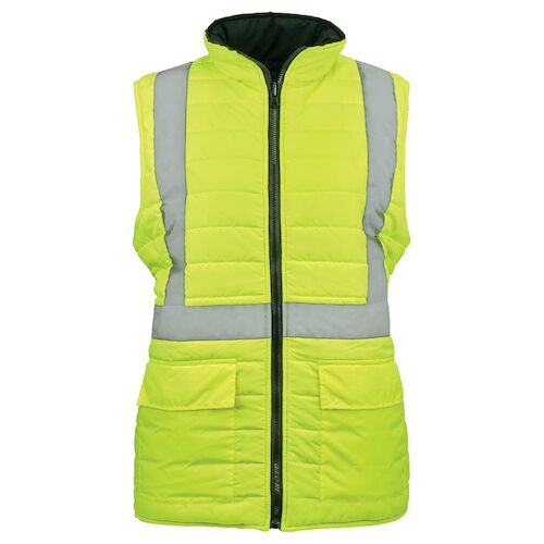 J. J. Keller SAFEGEAR Women's Fit Hi-Vis Type R Class 2 Reversible Puffer Safety Vest
