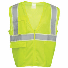 J. J. Keller SAFEGEAR Safety Vest Type R Class 2 with Glow in the Dark Safety Tape