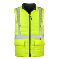 J. J. Keller SAFEGEAR Men's Hi-Vis Type R Class 2 Reversible Puffer Safety Vest