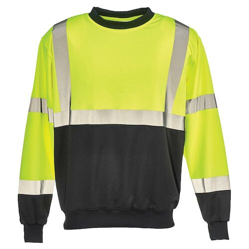 J. J. Keller SAFEGEAR Hi-Vis Crew Neck Sweatshirt Type R Class 3