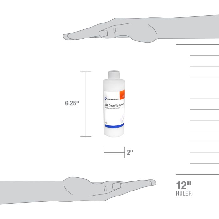 First Aid Only 8 oz Spill Clean-Up Powder Pour Bottle