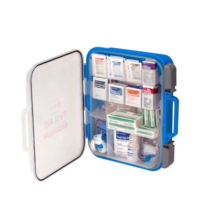 First Aid Only 50 Person ANSI A+ Clear Front Plastic First Aid Kit