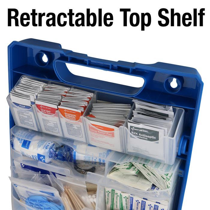 First Aid Only 370-Piece QuickTreat Dispenser Plastic First Aid Kit