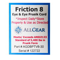 All Gear Friction 8™ Prusik Line
