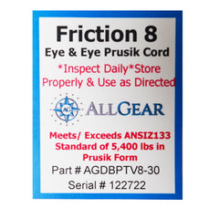 All Gear Friction 8â„¢ Prusik Line