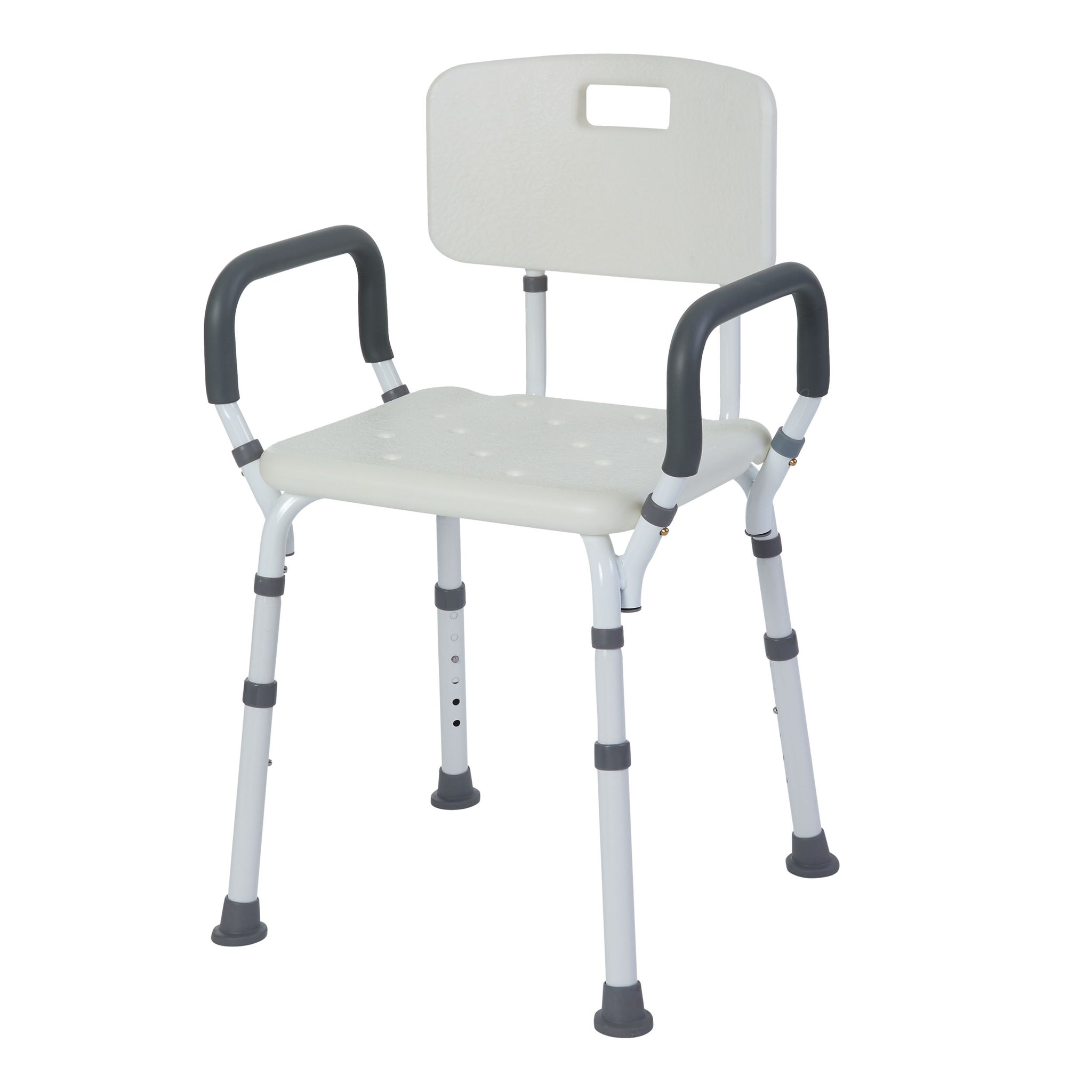 Rhythm Healthcare Premium Shower Bench/Chair with Removable Padded Arms