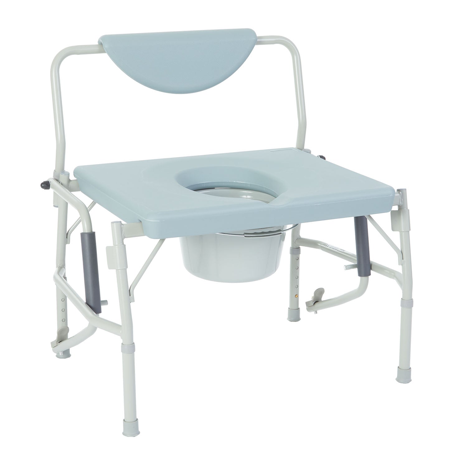 Rhythm Healthcare DLX Bariatric Drop Arm Commode