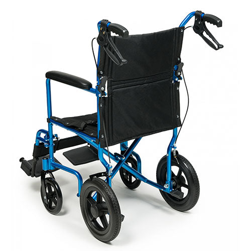 Graham Field 12" Deluxe Aluminum Rear Wheel Transport Chair