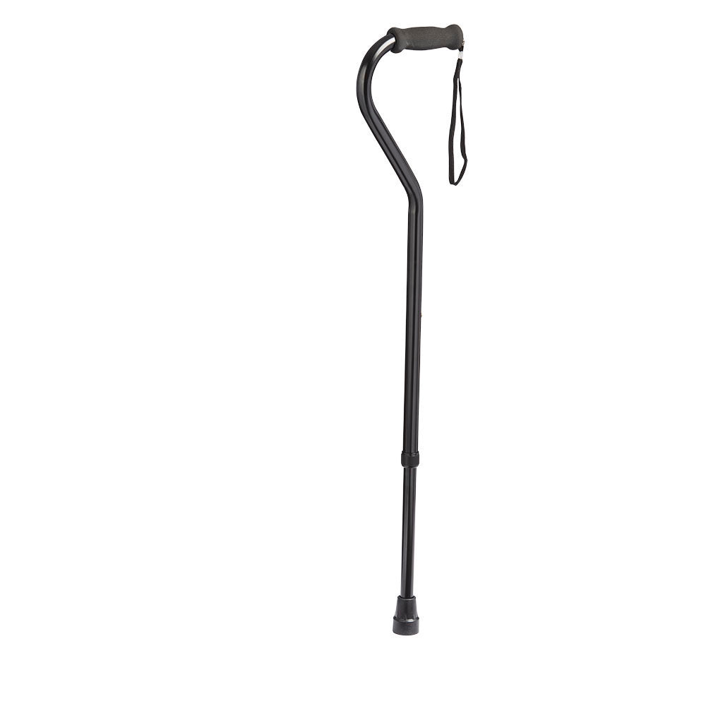 Rhythm Healthcare Aluminum Adjustable Offset Walking Cane