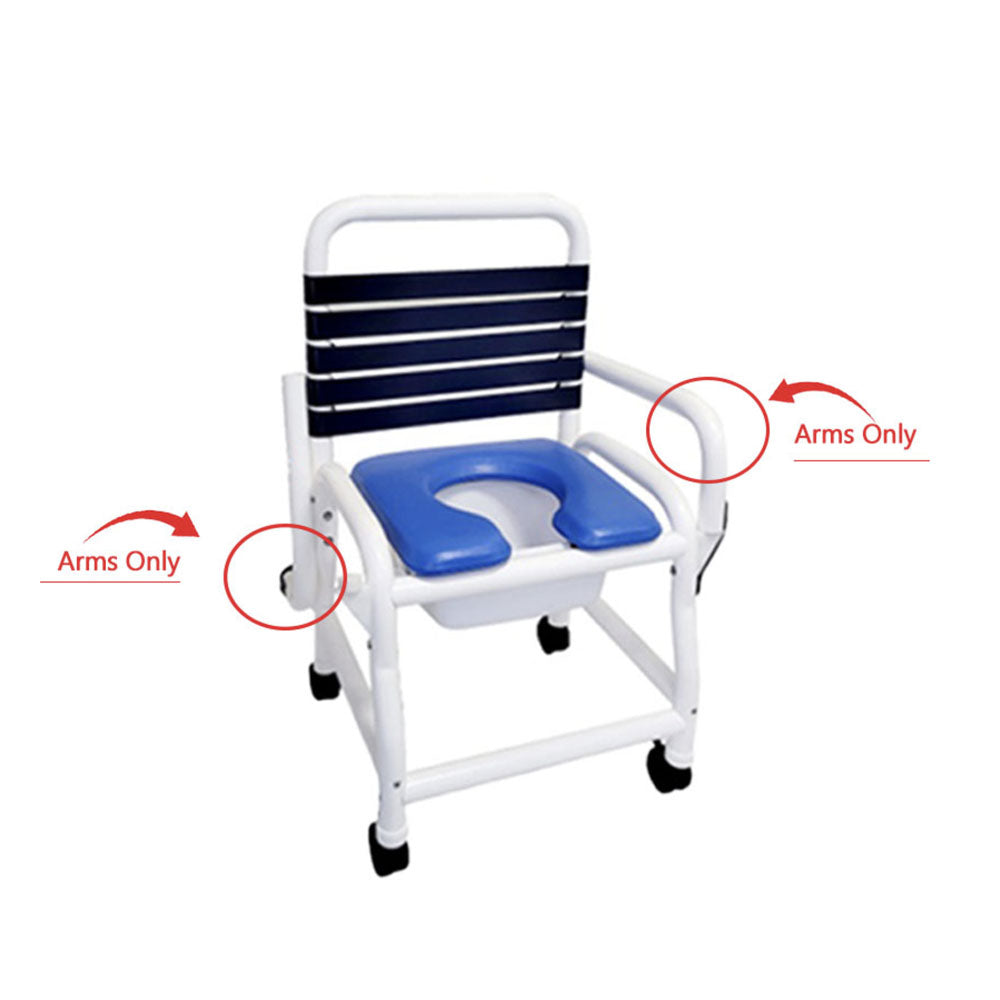Mor-Medical Deluxe 5-in-1 Shower Chair Seamless Infection-Control, 310 Capacity