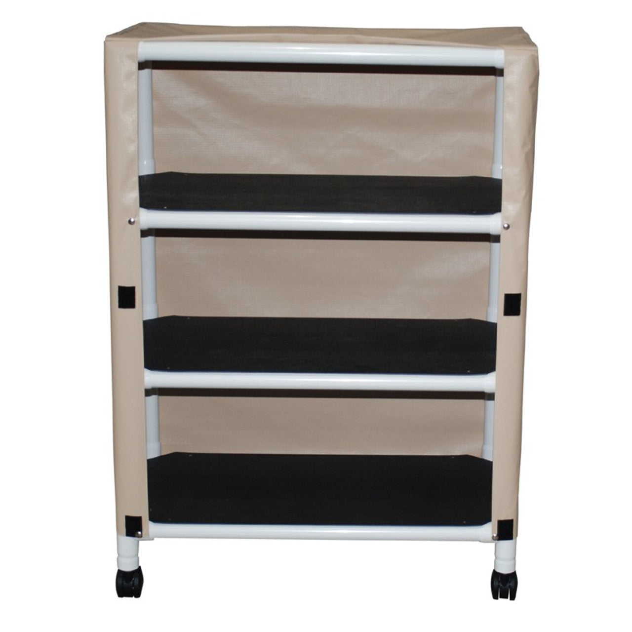 MJM Echo 3-Shelf Utility Linen Cart
