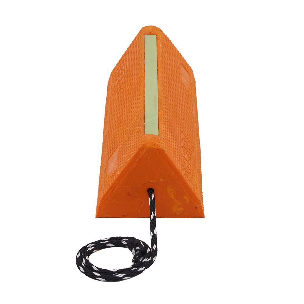 Elasco 24" Aircraft Wheel Chock with Glow & Reflectors