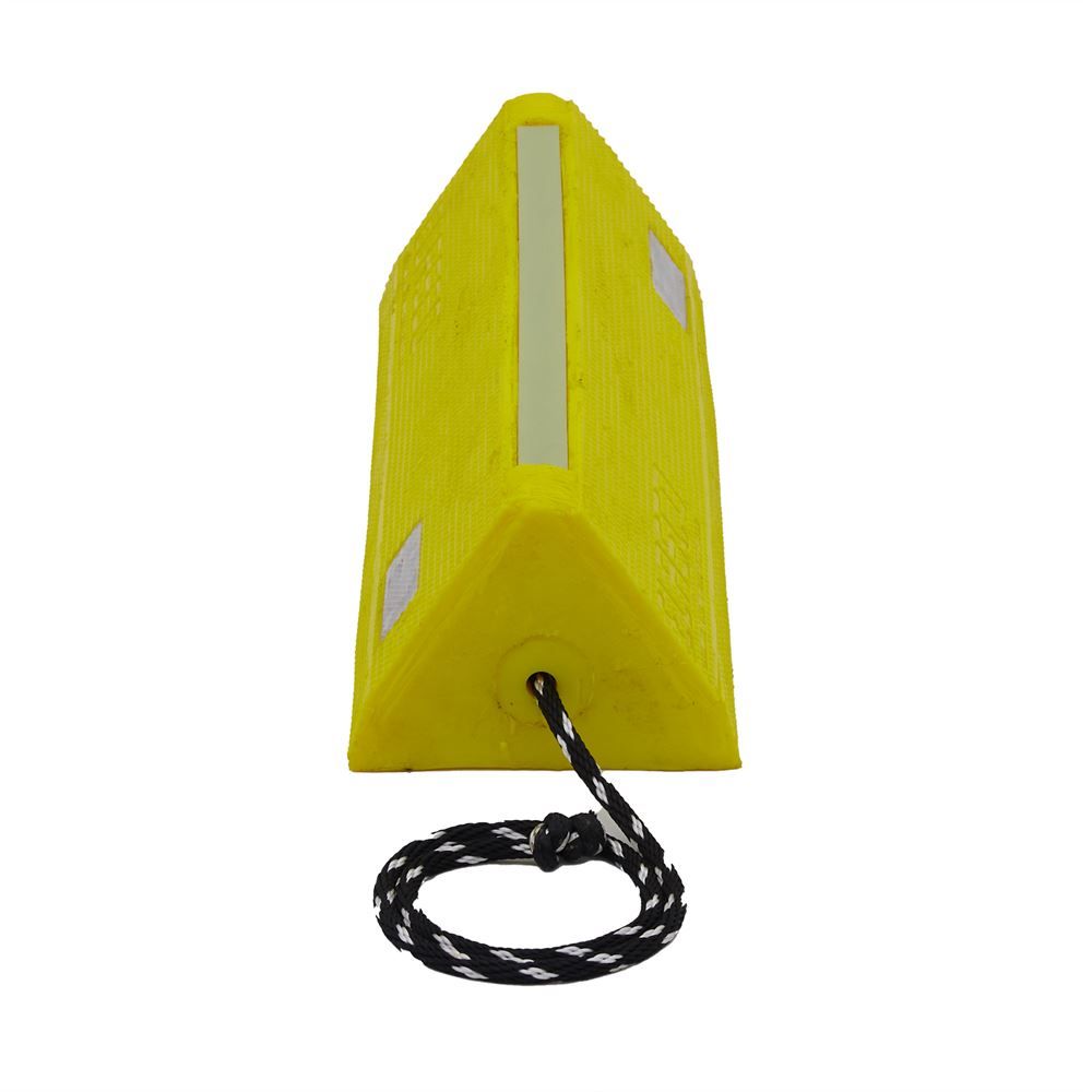 Elasco 24" Aircraft Wheel Chock with Glow & Reflectors