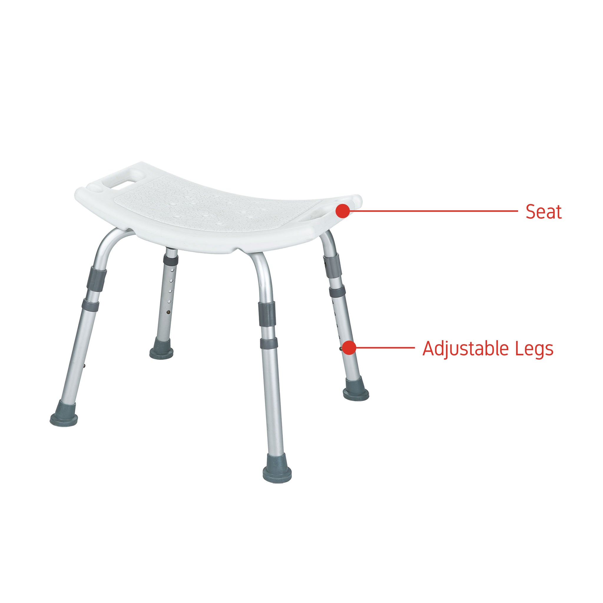 Rhythm Healthcare Deluxe Aluminum Shower Chair