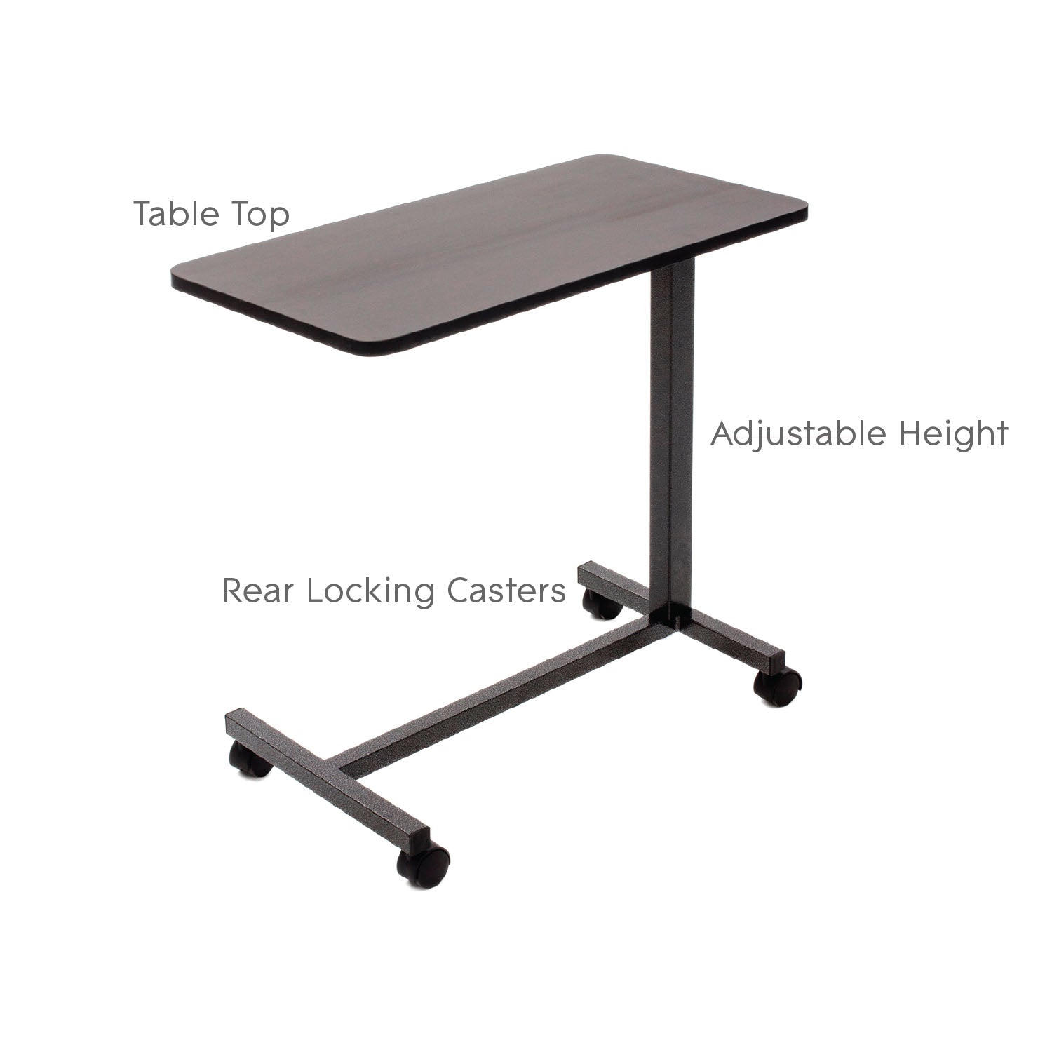 Rhythm Healthcare Deluxe Overbed Table
