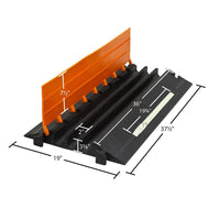 Elasco Elasglow MightyGuard, Three-Channel, 2" Cable Guard