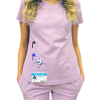 Pedia Pals White Cat Retractimal ID & Security Badge