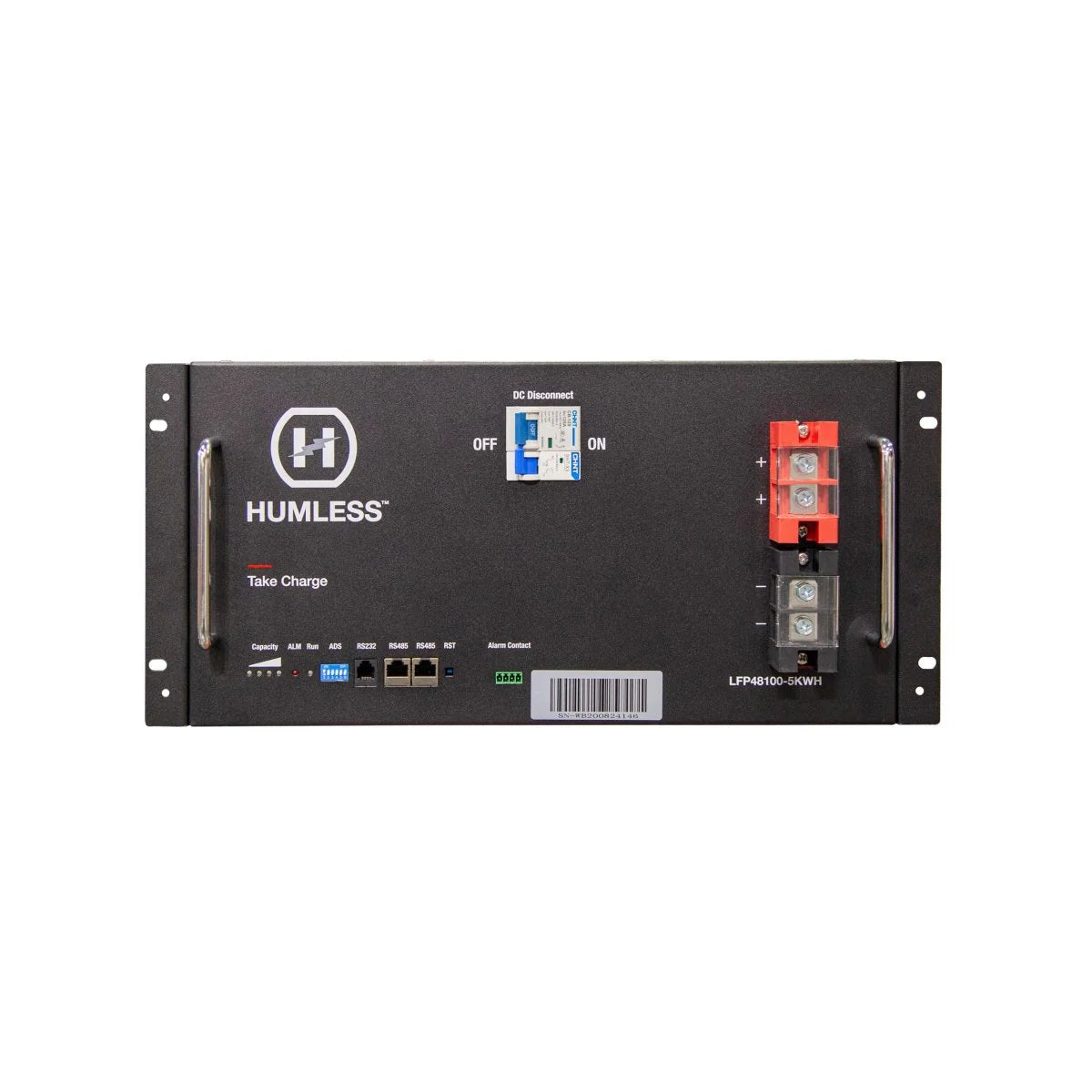 Humless Rack-Mountable 5kWh 51.2 V LiFePO4 Battery