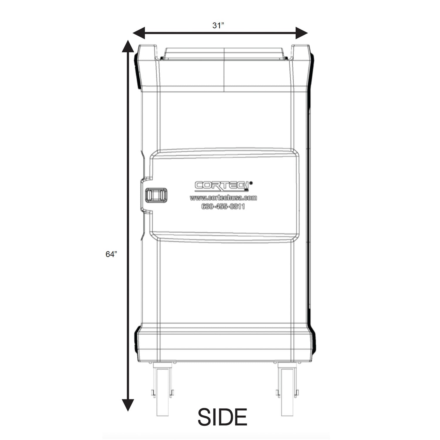 Cortech Chuckwagon Delivery Cart, 1000 lbs. Capacity
