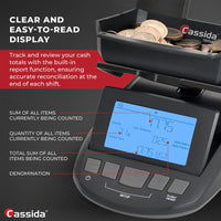 Cassida TillTally Money Counting Scale