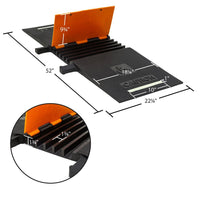 Elasco Elasglow UltraGuard, Five-Channel, 1.38" ADA Cable Guard