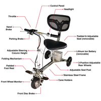 SmartScoot™ Lightweight Foldable 3-Wheel Mobility Scooter