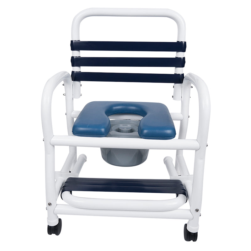 Mor-Medical 22" Deluxe New Era Shower Commode Chair, 385 lb. Capacity