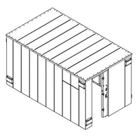 Swisher ESP 25-Person Private / 15-Person Business Capacity Safety Shelter