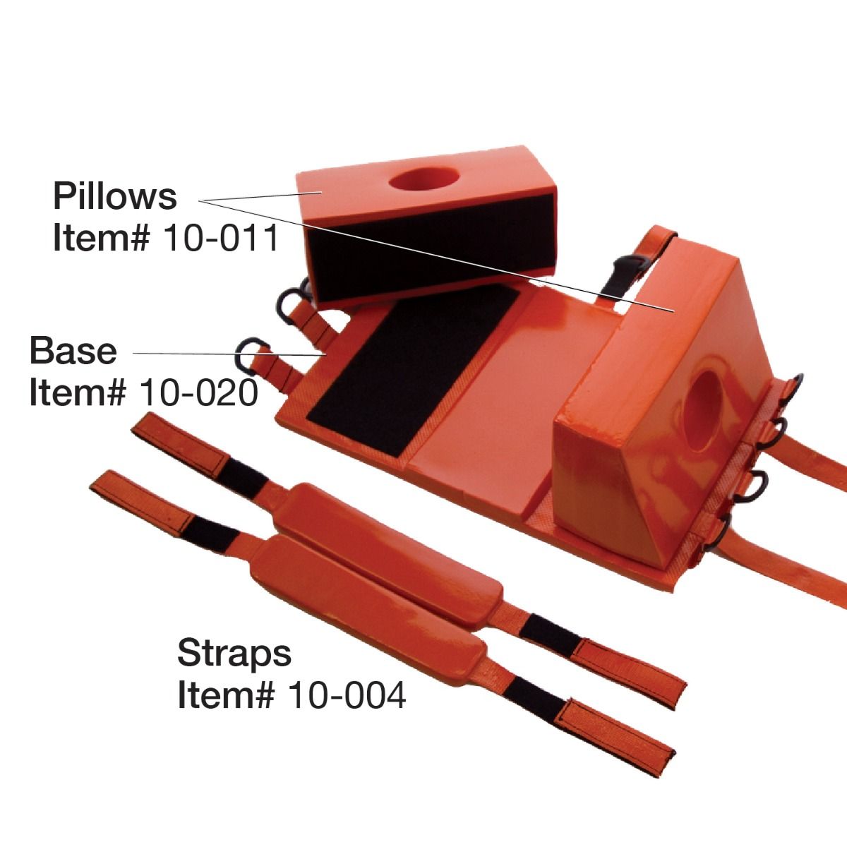 Kemp USA Head Immobilizer Set For Spineboards
